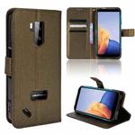 For Ulefone Armor X9 Diamond Texture Leather Phone Case(Brown)