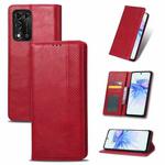 For ZTE Libero 5G II Magnetic Buckle Retro Texture Leather Phone Case(Red)