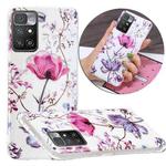 For Xiaomi Redmi 10 Electroplating TPU Protective Phone Case(Lotus)