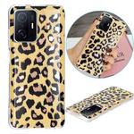 For Xiaomi 11T / 11T Pro Electroplating TPU Protective Phone Case(Leopard Texture)