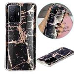 For Xiaomi 11T / 11T Pro Electroplating TPU Protective Phone Case(Black Gold)