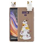 For Galaxy Note 9 Cartoon Shockproof TPU Protective Case with Holder(Hamsters)
