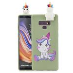 For Galaxy Note 9 Cartoon Shockproof TPU Protective Case with Holder(Unicorn)