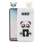 For Galaxy S10e Cartoon Shockproof TPU Protective Case with Holder(Panda)