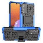 For Samsung Galaxy A33 5G Tire Texture TPU + PC Phone Case(Blue)