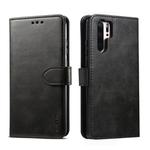For Huawei P30 Pro GUSSIM Business Style Horizontal Flip Leather Case with Holder & Card Slots & Wallet(Black)
