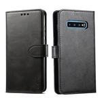 For Galaxy S10e GUSSIM Business Style Horizontal Flip Leather Case with Holder & Card Slots & Wallet(Black)