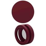 Pet Collar Anti-scratch Shockproof Silicone Case For AirTag, Size:35.9x35.9x19.2mm(wine Red)
