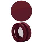 Pet Collar Anti-scratch Shockproof Silicone Case For AirTag, Size:34.1x34.1x18.2mm(wine Red)