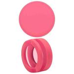Pet Collar Anti-scratch Shockproof Silicone Case For AirTag, Size:34.1x34.1x18.2mm(Pink)
