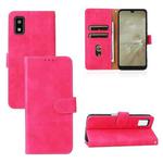 For Sharp Aquos Wish SHG06 Skin Feel Magnetic Buckle Calf Texture PU Phone Case(Rose Red)