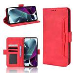 For Motorola Moto G200 5G / S30 Skin Feel Calf Pattern Leather Phone Case(Red)
