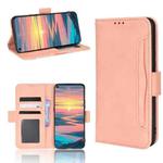 For Oukitel K9 Pro Skin Feel Calf Pattern Leather Phone Case(Pink)