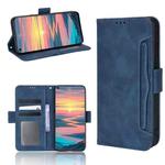 For Oukitel K9 Pro Skin Feel Calf Pattern Leather Phone Case(Blue)