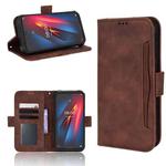 For Ulefone Armor 8 Skin Feel Calf Pattern Leather Phone Case(Brown)