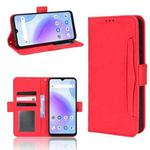 For Umidigi A11s Skin Feel Calf Pattern Leather Phone Case(Red)