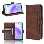 For Umidigi A11s Skin Feel Calf Pattern Leather Phone Case(Brown)