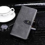 For vivo S12 idewei Crocodile Texture Horizontal Flip Phone Leather Phone Case(Grey)