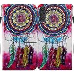 For Samsung Galaxy A13 Painted Pattern Horizontal Flip Leather Phone Case(Dreamcatcher)