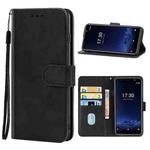 Leather Phone Case For Itel A36(Black)