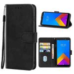 Leather Phone Case For Itel A55(Black)