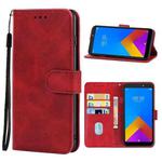 Leather Phone Case For Itel A55(Red)