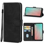 Leather Phone Case For Itel Vision 2(Black)