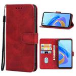 Leather Phone Case For OPPO A36(Red)