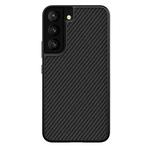 For Samsung Galaxy S22 5G NILLKIN Synthetic Fiber Anti-slip Texture PC Phone Case(Black)