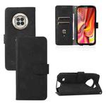 For DOOGEE S96 Pro Skin Feel Magnetic Buckle Calf Texture PU Phone Case(Black)