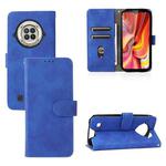 For DOOGEE S96 Pro Skin Feel Magnetic Buckle Calf Texture PU Phone Case(Blue)