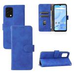 For Umidigi Power 5S Skin Feel Magnetic Buckle Calf Texture PU Phone Case(Blue)