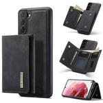 For Samsung Galaxy S22+ 5G DG.MING M1 Series 3-Fold Multi Card Wallet Phone Case(Black)