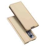 For Xiaomi 12 / 12X / 12S DUX DUCIS Skin Pro Series Horizontal Flip Leather Phone Case(Gold)