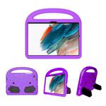 For Samsung Galaxy Tab A8 10.5 2021 X200 / X205 Sparrow Style EVA Material Children Tablet Case(Purple)