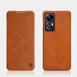 For Xiaomi Redmi Note 11 5G / 11T 5G / Poco M4 Pro 5G / 11S 5G NILLKIN QIN Series Crazy Horse Texture Leather Phone Case(Brown)