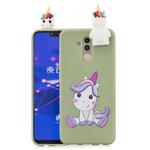 For Huawei Mate 20 Lite Cartoon Shockproof TPU Protective Case with Holder(Unicorn)