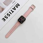 Oval Buckle Genuine Leather Strap For Apple Watch Series 8&7 41mm / SE 2&6&SE&5&4 40mm / 3&2&1 38mm(J)