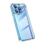For iPhone 13 Pro Max TPU + Tempered Glass Shockproof Phone Case (Transparent)