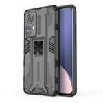 For Xiaomi 12S/12/12X Supersonic PC + TPU Shock-proof Phone Case(Black)
