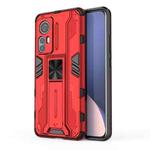 For Xiaomi 12S/12/12X Supersonic PC + TPU Shock-proof Phone Case(Red)