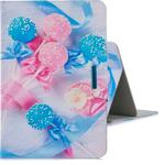 For 8 inch  Tablet PC Universal Colored Drawing Horizontal Flip PU Leather Case with Holder & Card Slot(Lollipop)
