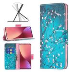 For Xiaomi 12 Colored Drawing Pattern Leather Phone Case(Plum Blossom)