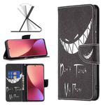 For Xiaomi 12 Colored Drawing Pattern Leather Phone Case(Smirk)