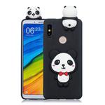 For Xiaomi Redmi Note 5 Pro 3D Cartoon Pattern Shockproof TPU Protective Case(Red Bow Panda)