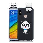 For Xiaomi Redmi Note 5 Pro 3D Cartoon Pattern Shockproof TPU Protective Case(Blue Bow Panda)