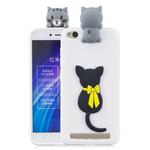 For Xiaomi Redmi 5A 3D Cartoon Pattern Shockproof TPU Protective Case(Little Black Cat)