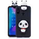 For Xiaomi Redmi 6 Pro 3D Cartoon Pattern Shockproof TPU Protective Case(Red Bow Panda)