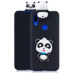For Xiaomi Redmi 7 3D Cartoon Pattern Shockproof TPU Protective Case(Blue Bow Panda)