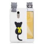 For Xiaomi Redmi Note 4 & 4X 3D Cartoon Pattern Shockproof TPU Protective Case(Little Black Cat)